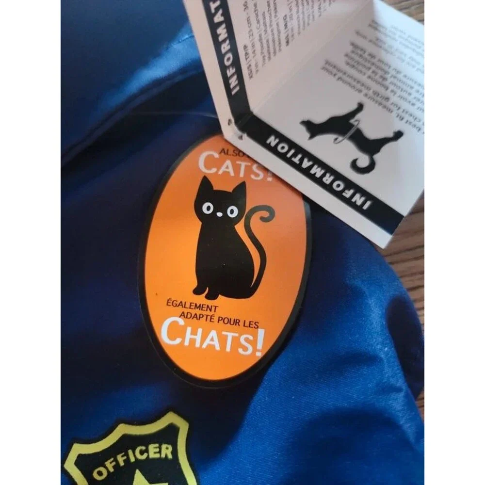 Cats or dogs police officer Halloween costume size M/L
